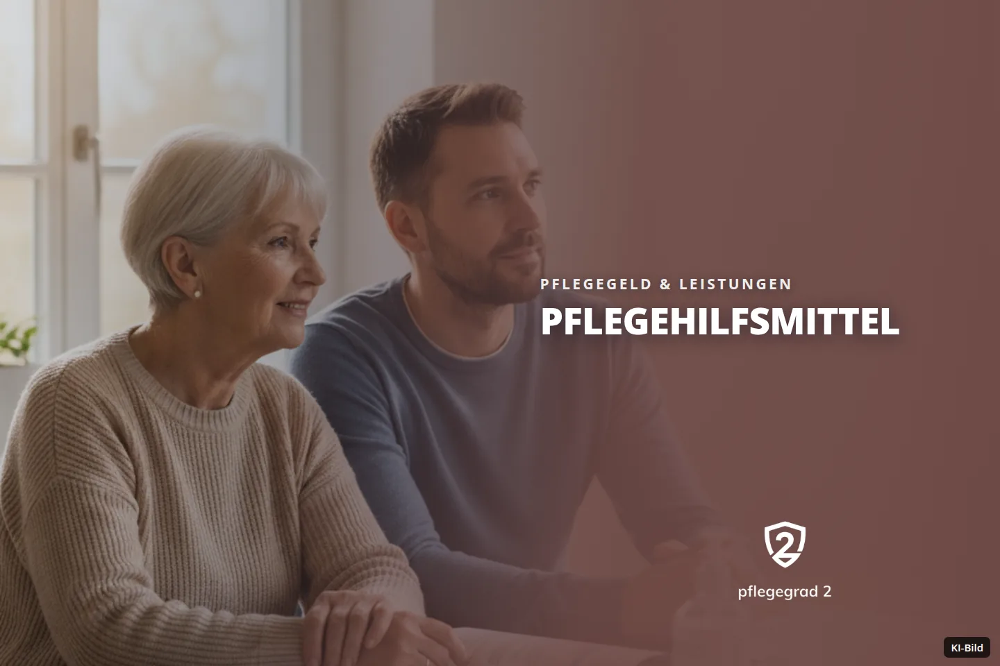 Eine Frau und ein Mann sitzen an einem Tisch mit Unterlagen und blicken zur Seite.