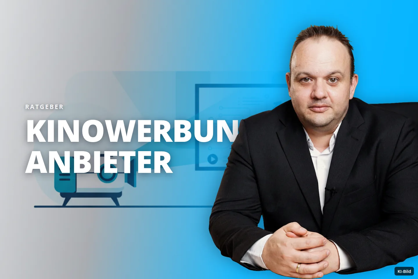 Ein Projektor zeigt eine Präsentation mit einer Wachstumsgrafik auf einer Leinwand.