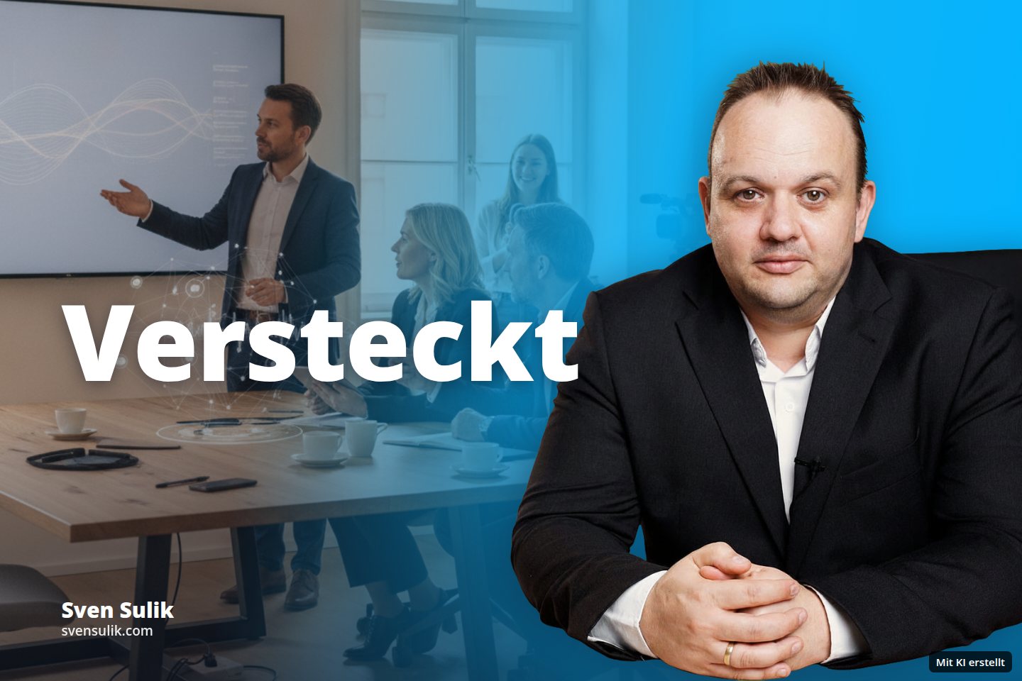 Personen präsentieren und diskutieren Daten in einem modernen Besprechungsraum, unterstützt von Technologie.
