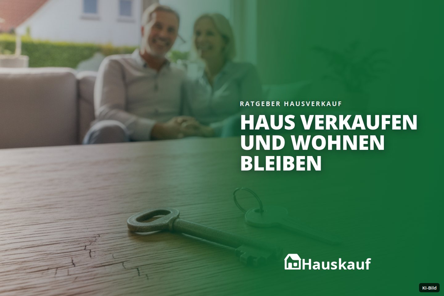 Eine Frau sitzt auf einem Sofa im Wohnzimmer, hält eine Tasse und blickt aus dem Fenster in den Garten.