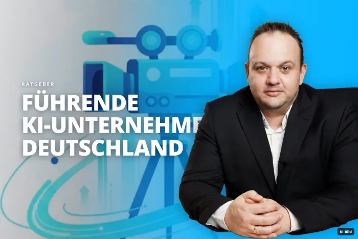 Eine blaue Videokamera auf Stativ, umgeben von aufsteigenden Pfeilen und geschwungenen Linien.